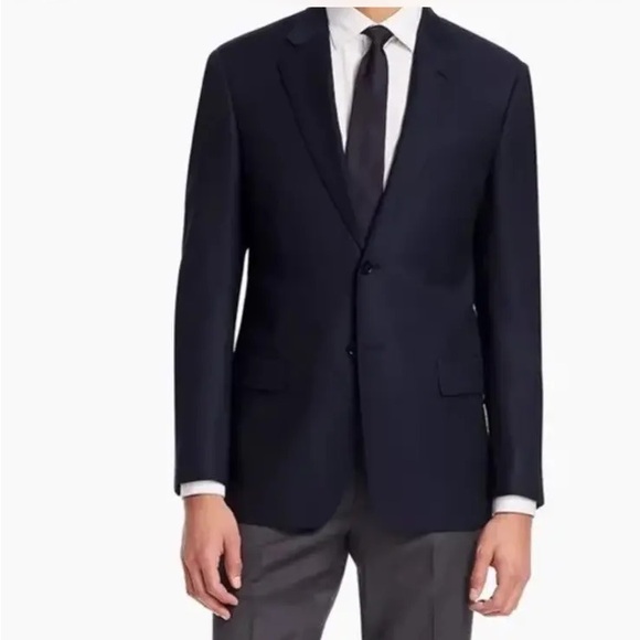 Emporio Armani Blue Blazer - G Line NWOT 100% Virgin Wool - Picture 1 of 14